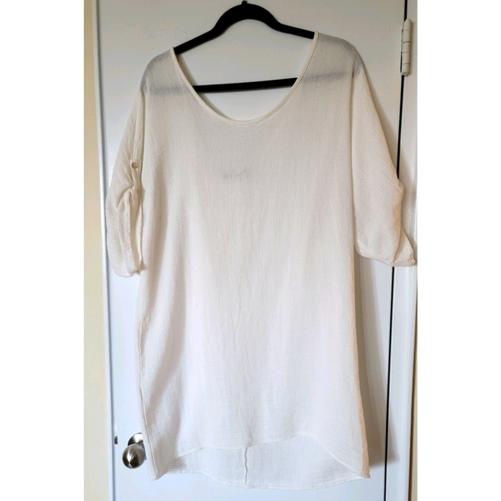 Vanessa Alexandra White Cotton Top